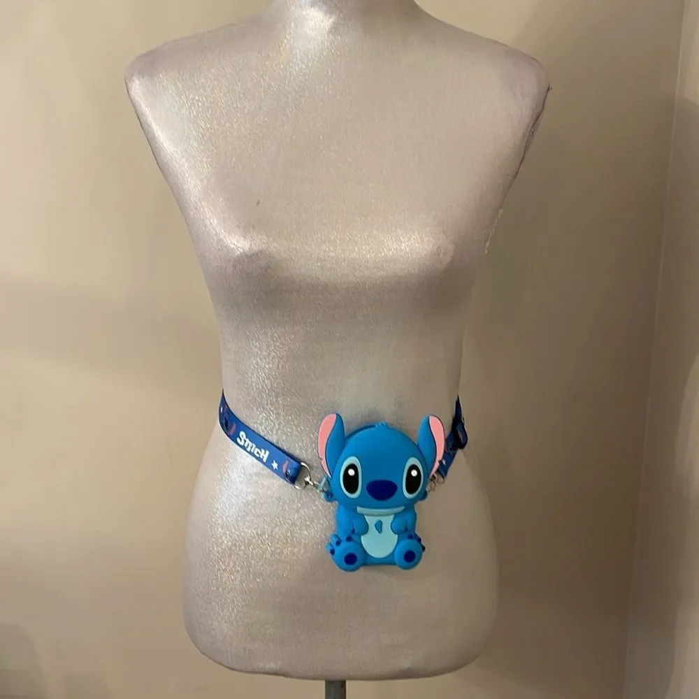 Anime Lilo & Stitch Silicone Crossbody Bag Cartoon Character